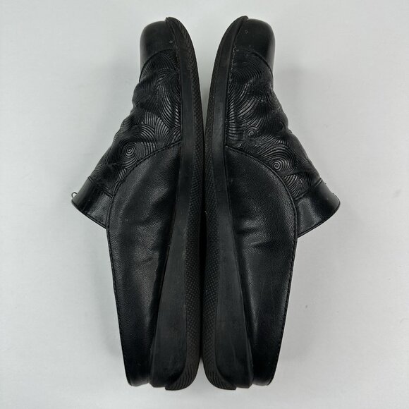 Softwalk Women's Black San Marcos Woven Circle Print Clog Mules US 8 - Picture 7 of 15